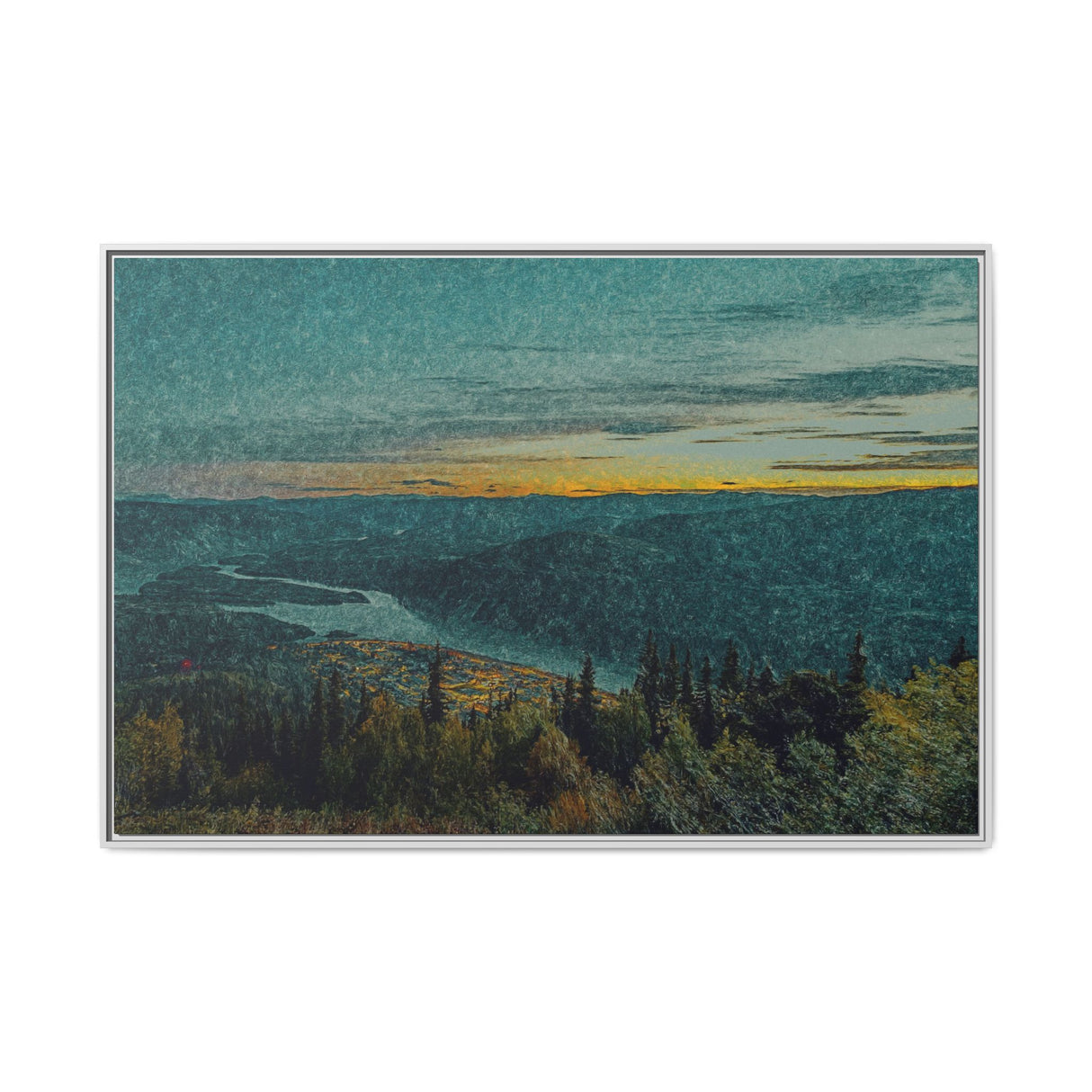 Midnight Glow – Dawson City, Yukon