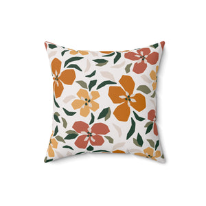 Autumn Bloom Charm Square Pillow