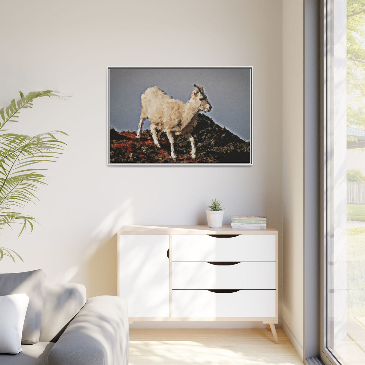 Dall’s Sheep on Rocky Ridge, Nááts'įhch'oh National Park