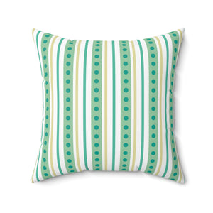 Striped Playfulness Square Pillow