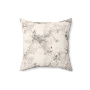 Monochrome Marble Mist Square Pillow