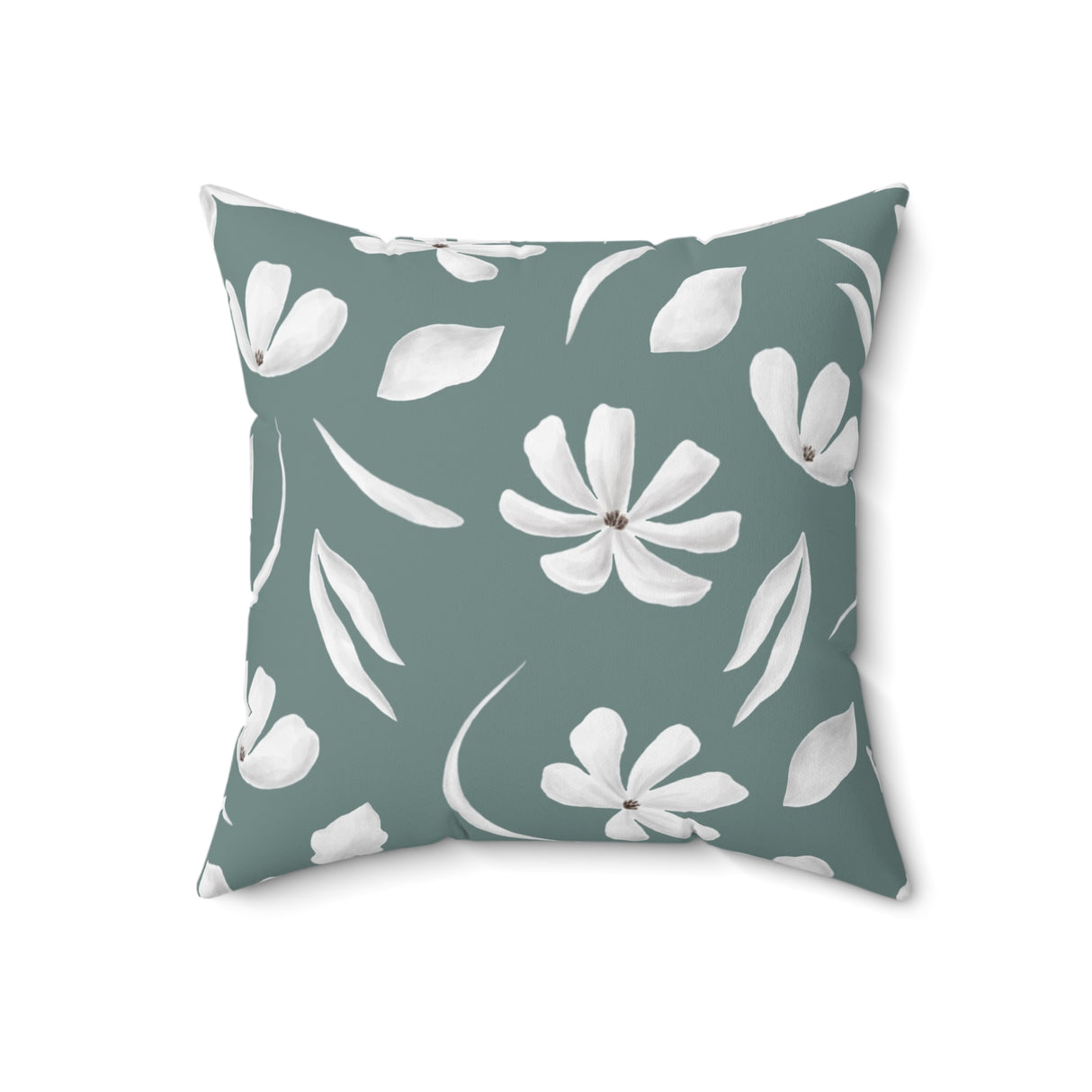 Blossoming Grace Square Pillow