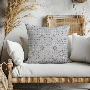 Urban Elegance Dotted Square Pillow