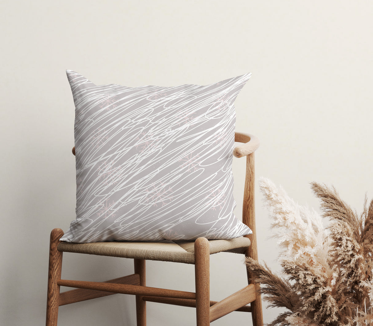 Frosted Whimsy Square Pillow