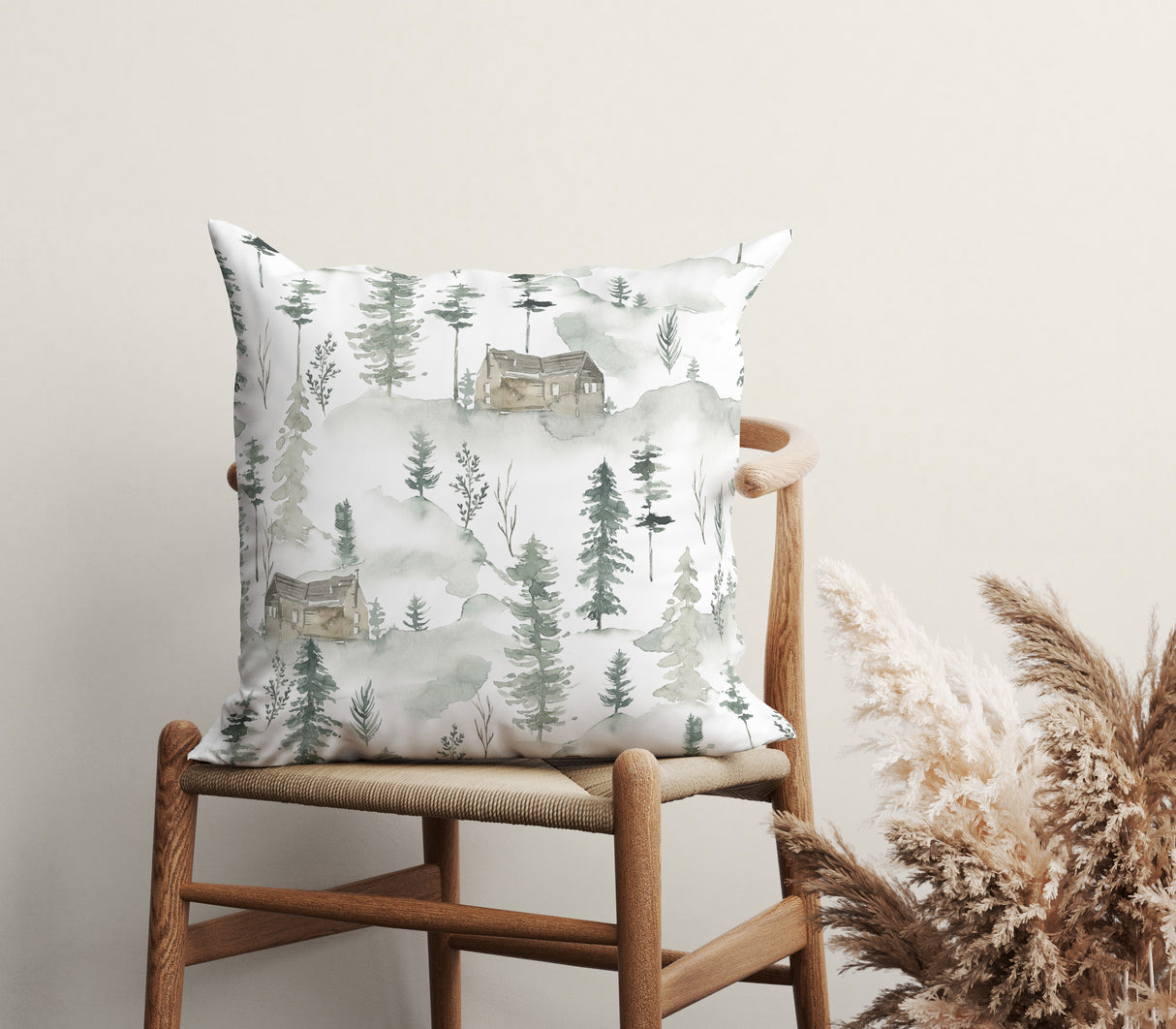 Woodland Serenity Square Pillow