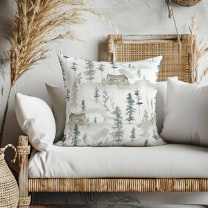 Woodland Serenity Square Pillow