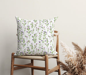 Lavender Meadow Bliss Square Pillow