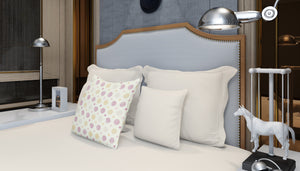 Playful Pastel Dots Square Pillow