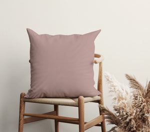 Elegant Blush Accent Square Pillow