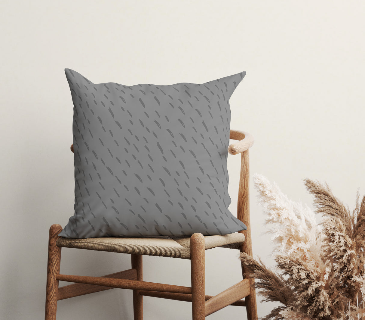 Raindrop Rhythm Square Pillow