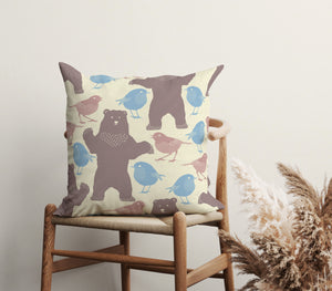 Forest Harmony Square Pillow