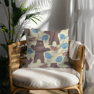 Forest Harmony Square Pillow