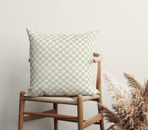 Serene Lattice Square Pillow