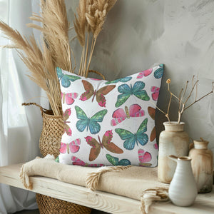 Wings of Whimsy Square Pillow