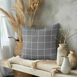 Monochrome Sophistication Square Pillow