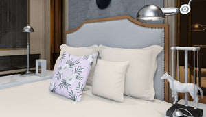 Lavender Grace Bloom Square Pillow