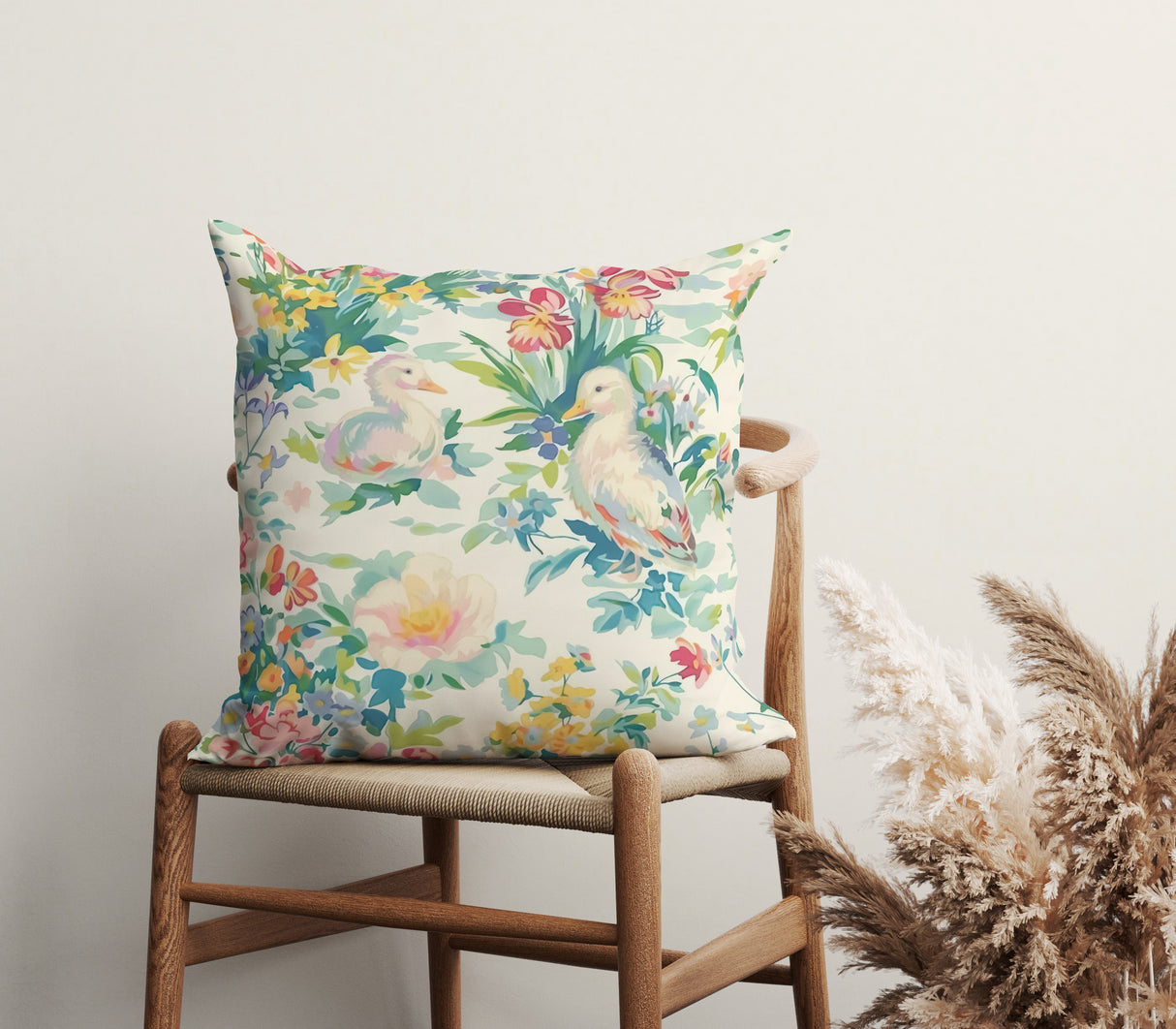 Lake Featherglen Square Pillow