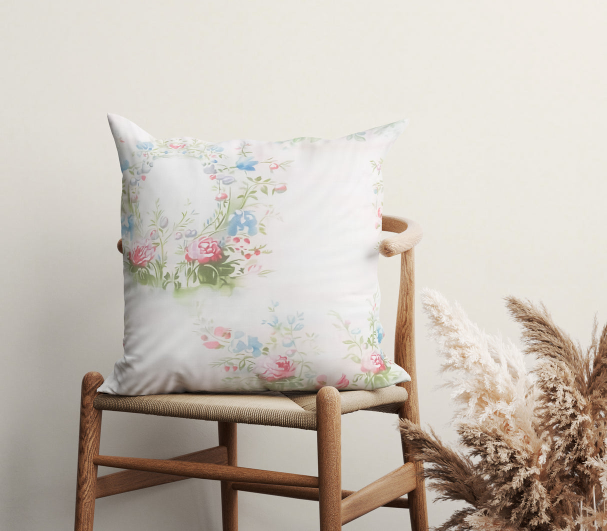 Floral Reverie Square Pillow