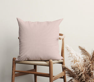 Soft Blush Texture Square Pillow