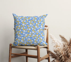 Sunny Meadow Bliss Square Pillow