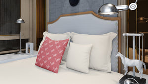 Scripted Love Square Pillow