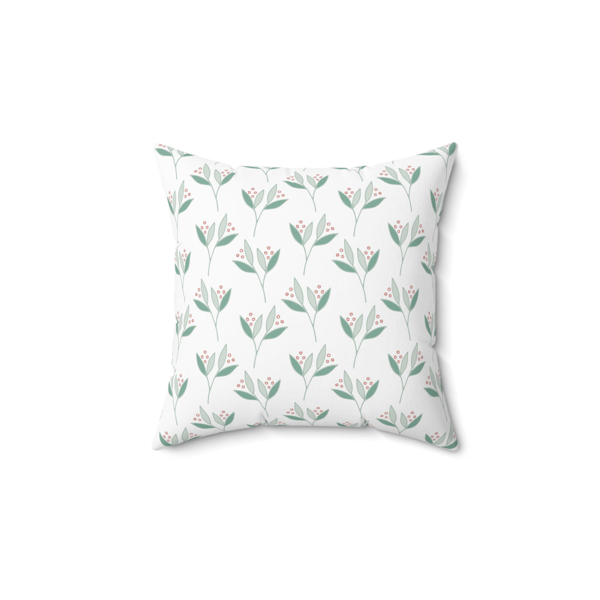 Spring Leaf Grace Square Pillow