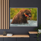 Brown Bear Fishing for Salmon, Katmai National Park