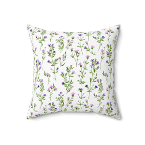 Lavender Meadow Bliss Square Pillow