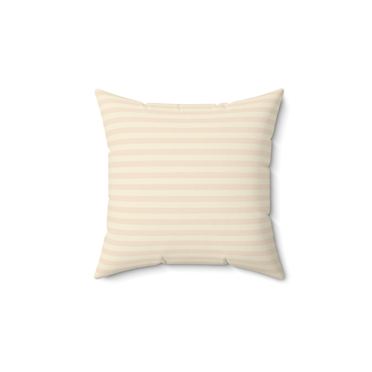 Soft Striped Elegance Square Pillow