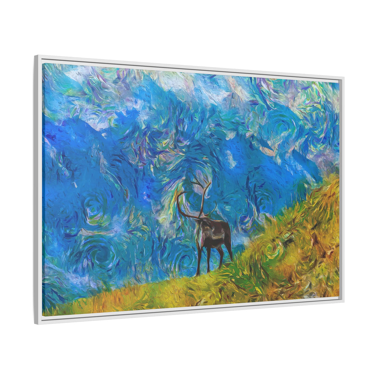 Caribou on Mountain Slope, Kobuk Valley National Park
