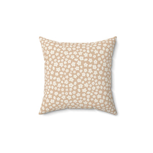 Petite Floral Elegance Square Pillow