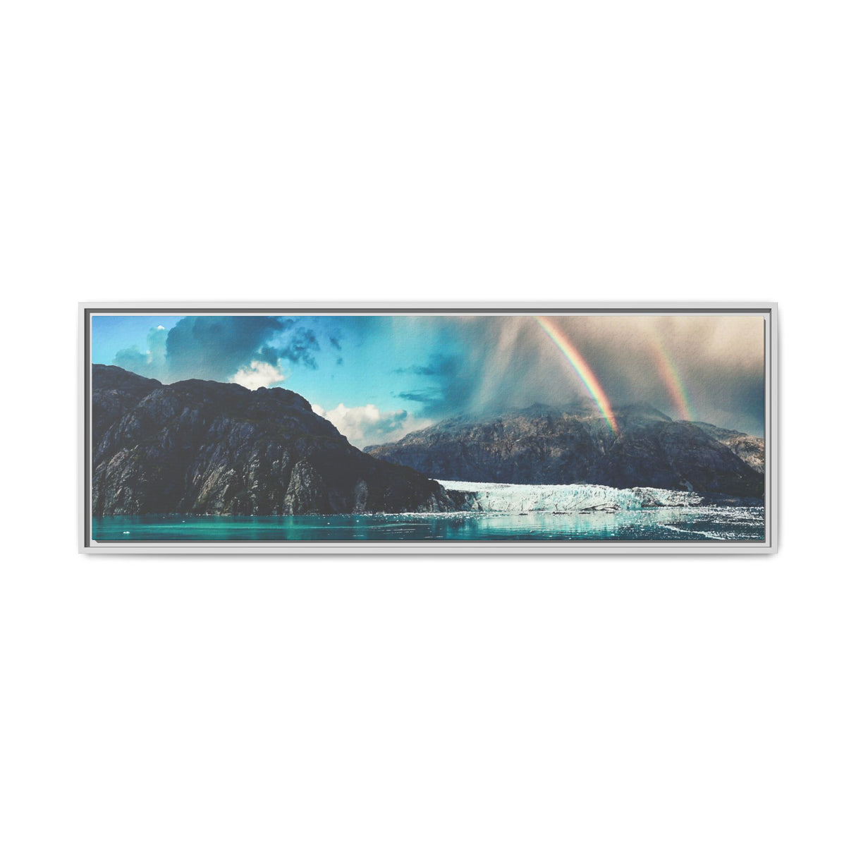 Rainbow Over Margerie Glacier, Glacier Bay Alaska