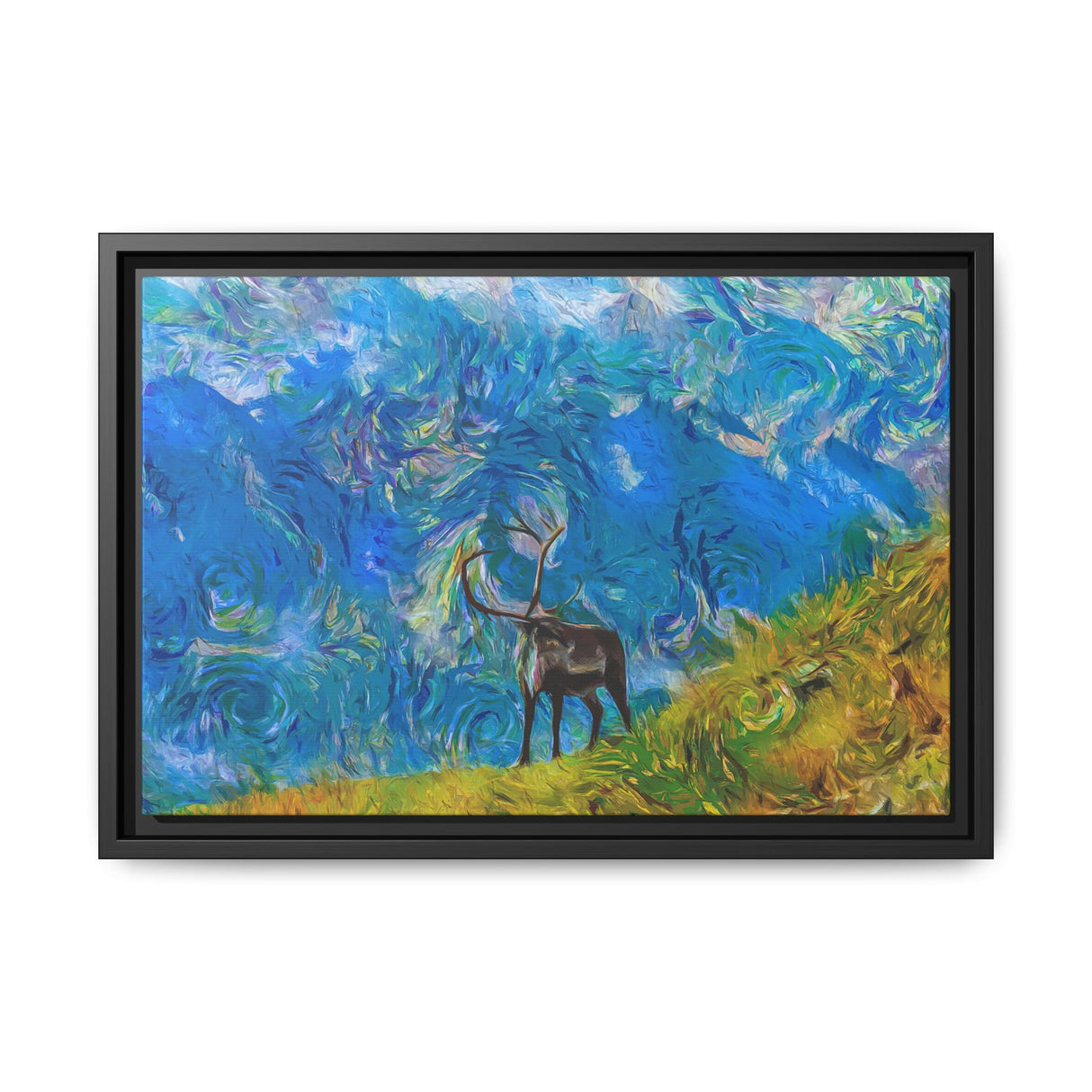 Caribou on Mountain Slope, Kobuk Valley National Park