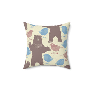 Forest Harmony Square Pillow