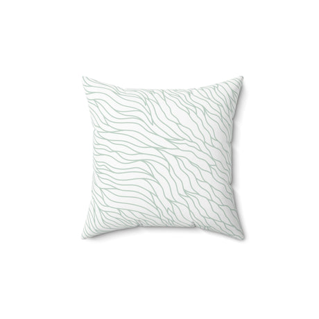 Flowing Wave Serenity Square Pillow