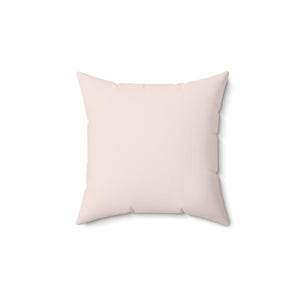 Romantic Rose Garden Square Pillow