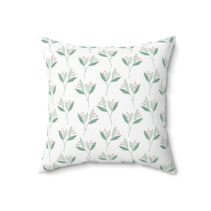 Spring Leaf Grace Square Pillow