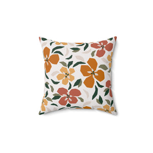 Autumn Bloom Charm Square Pillow