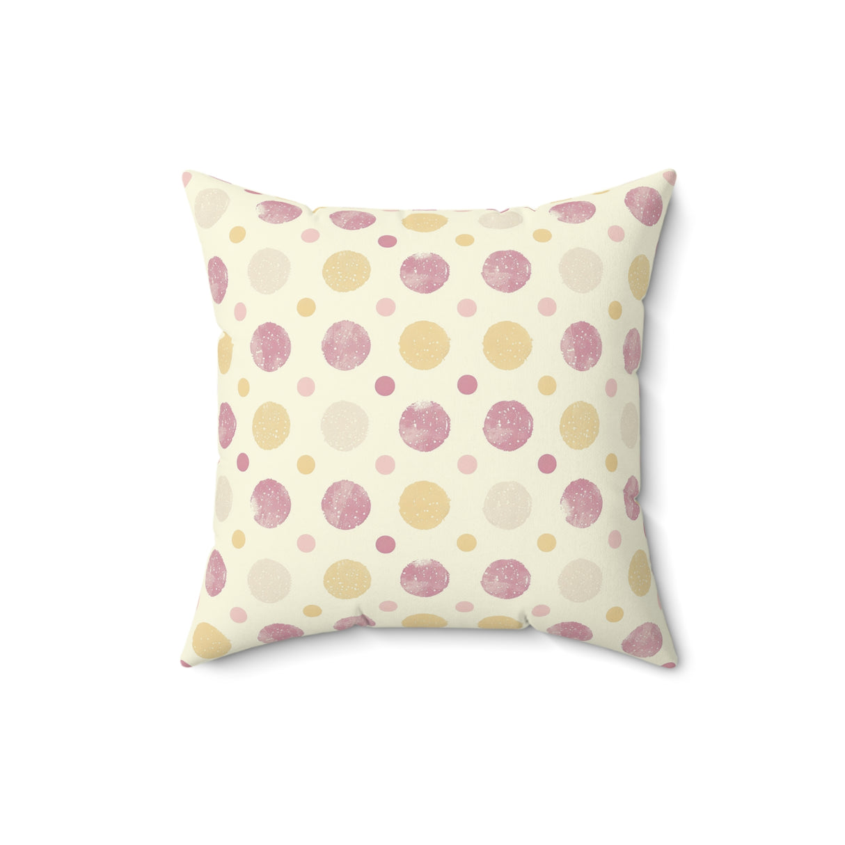 Playful Pastel Dots Square Pillow