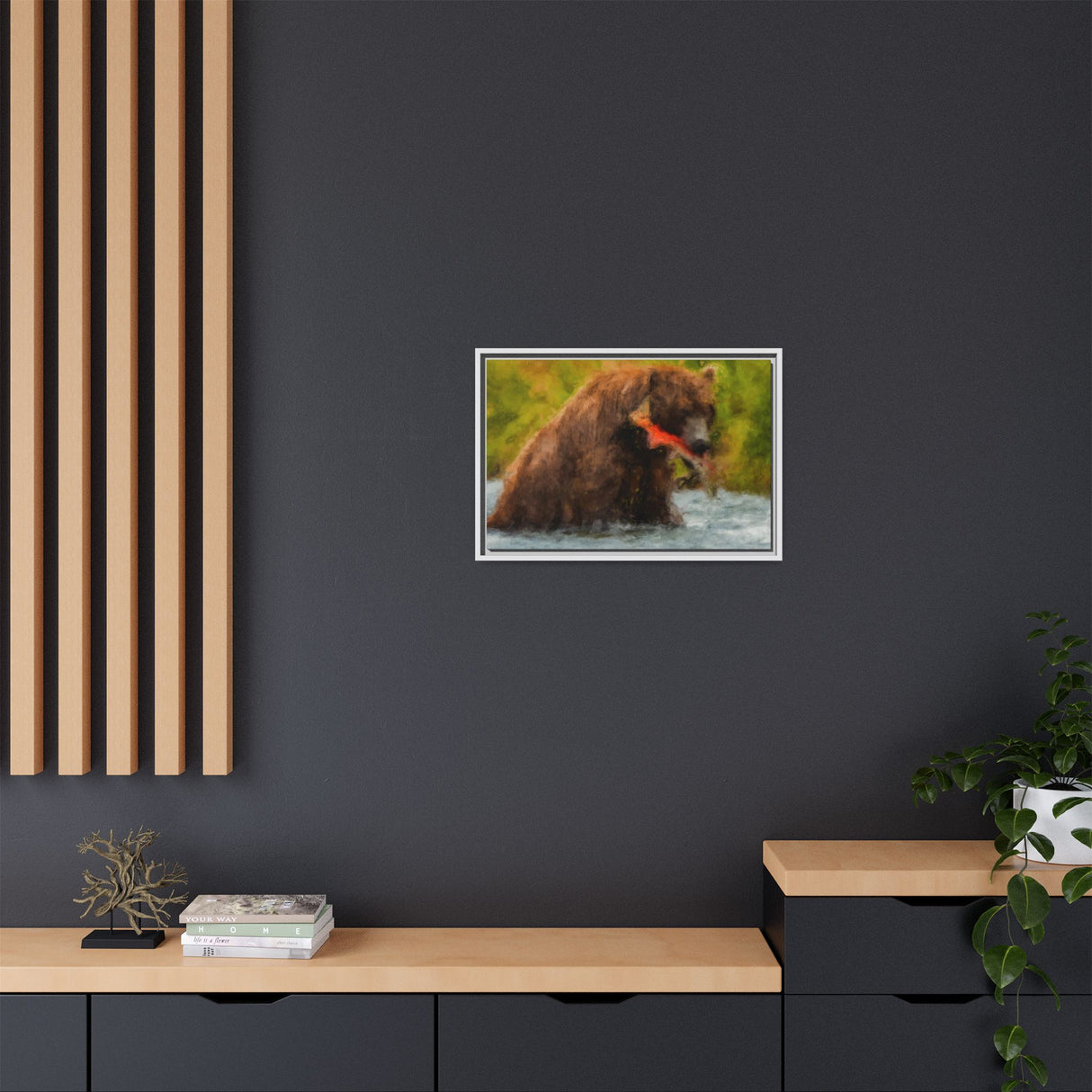 Brown Bear Fishing for Salmon, Katmai National Park