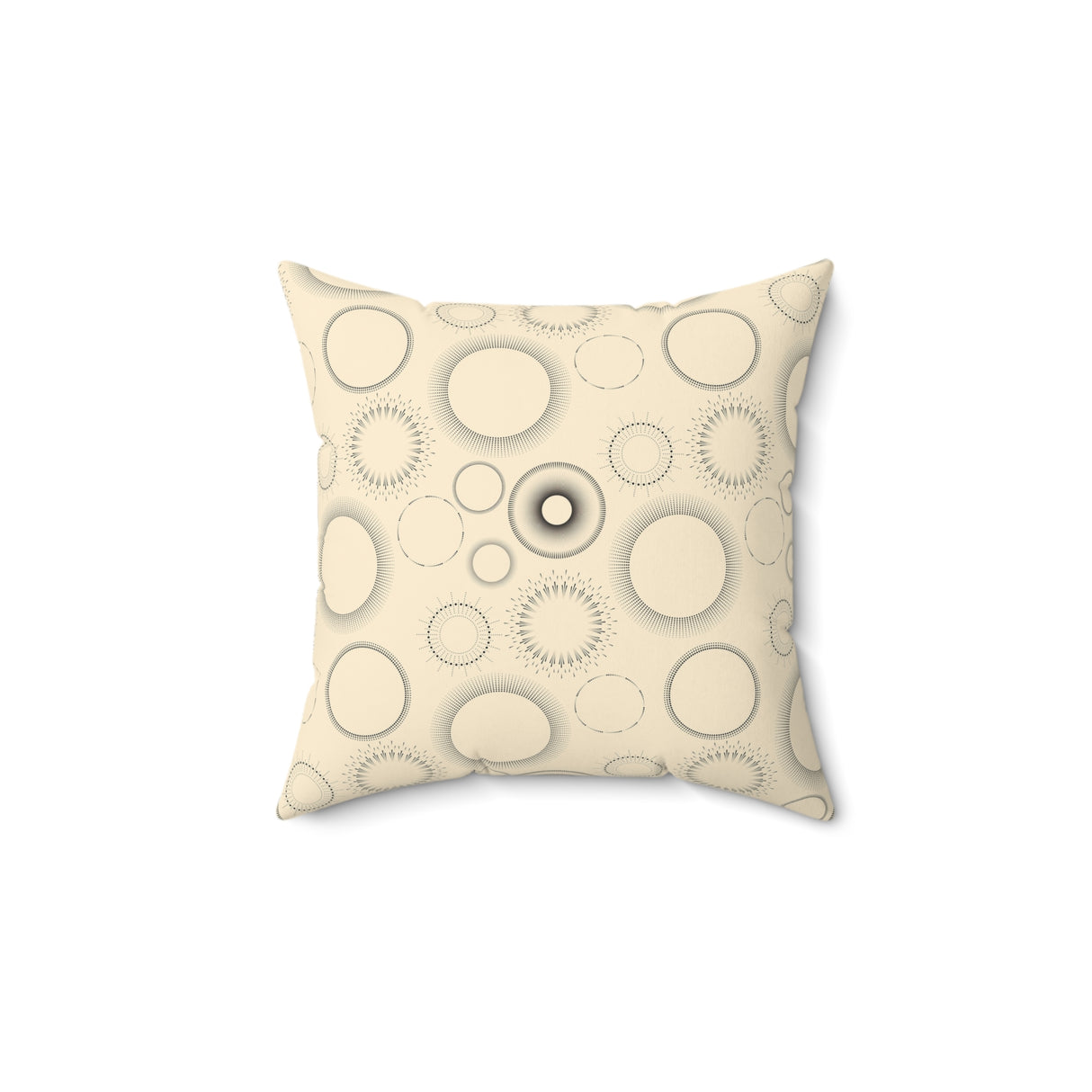 Celestial Halo Elegance Square Pillow