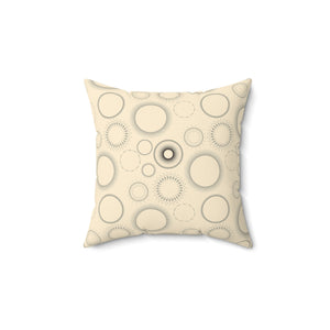 Celestial Halo Elegance Square Pillow