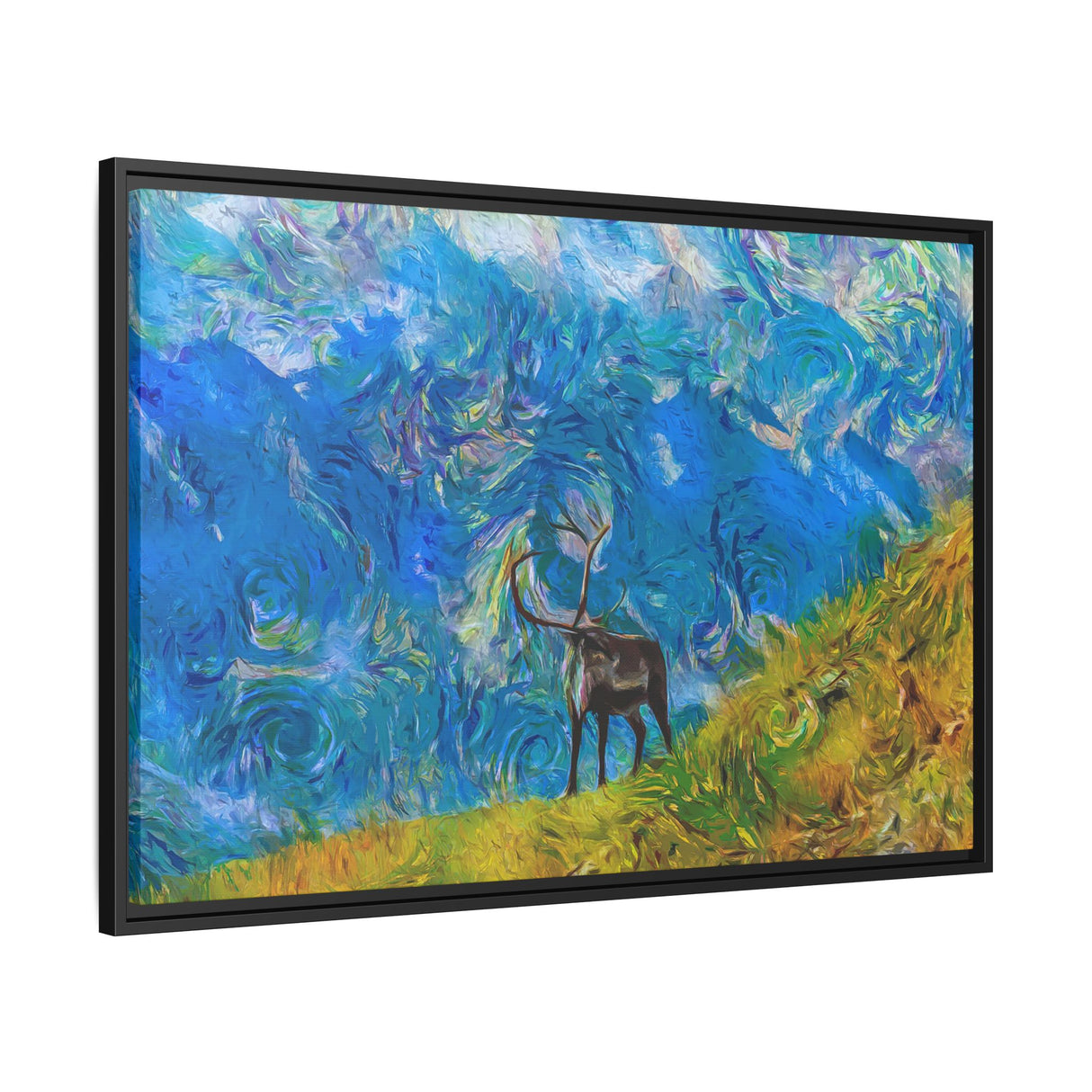 Caribou on Mountain Slope, Kobuk Valley National Park