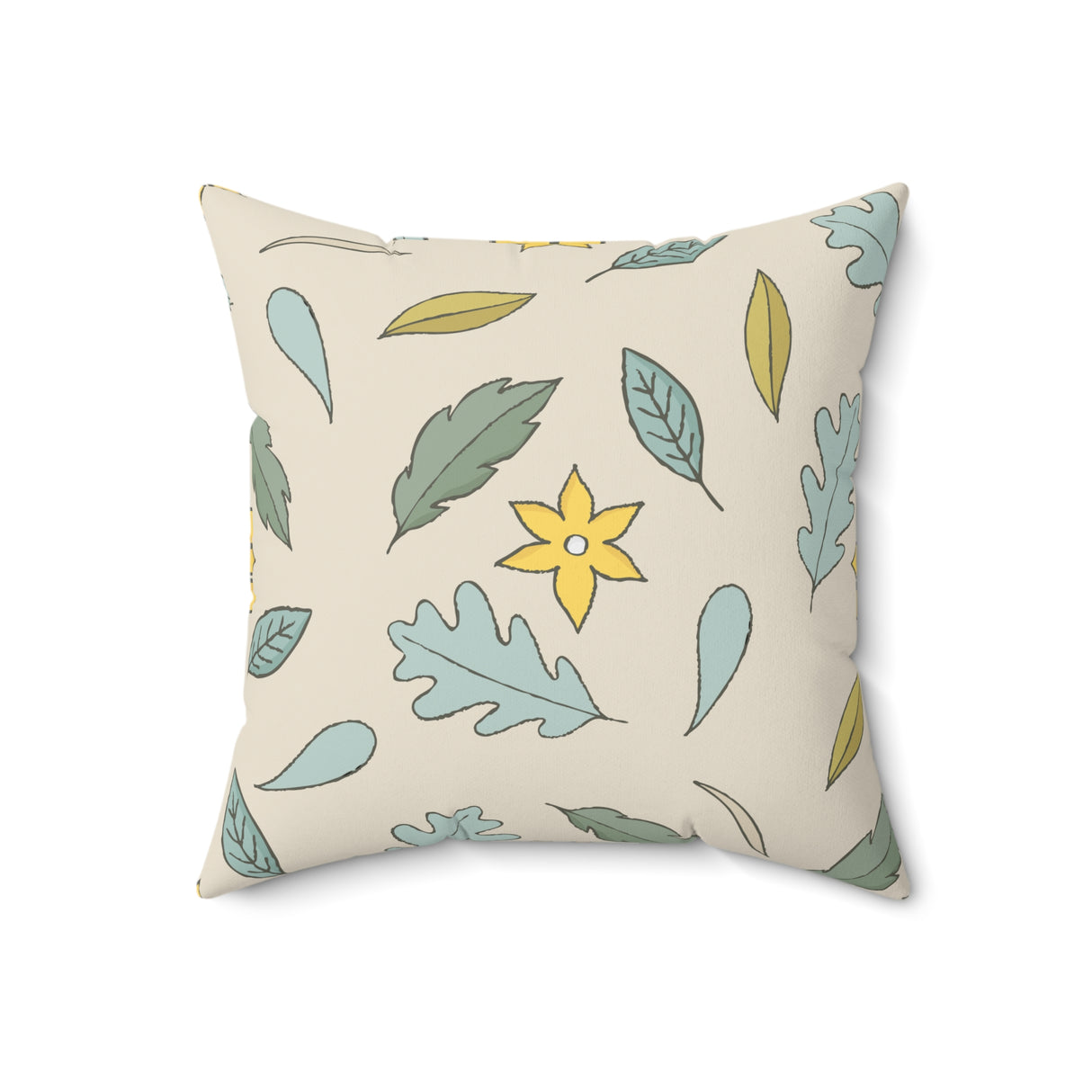 Whimsical Autumn Glow Square Pillow