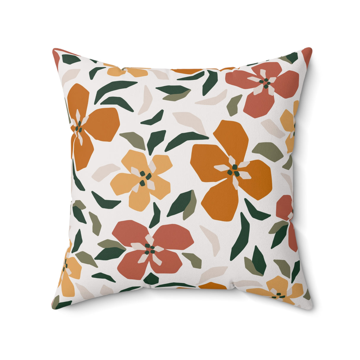 Autumn Bloom Charm Square Pillow