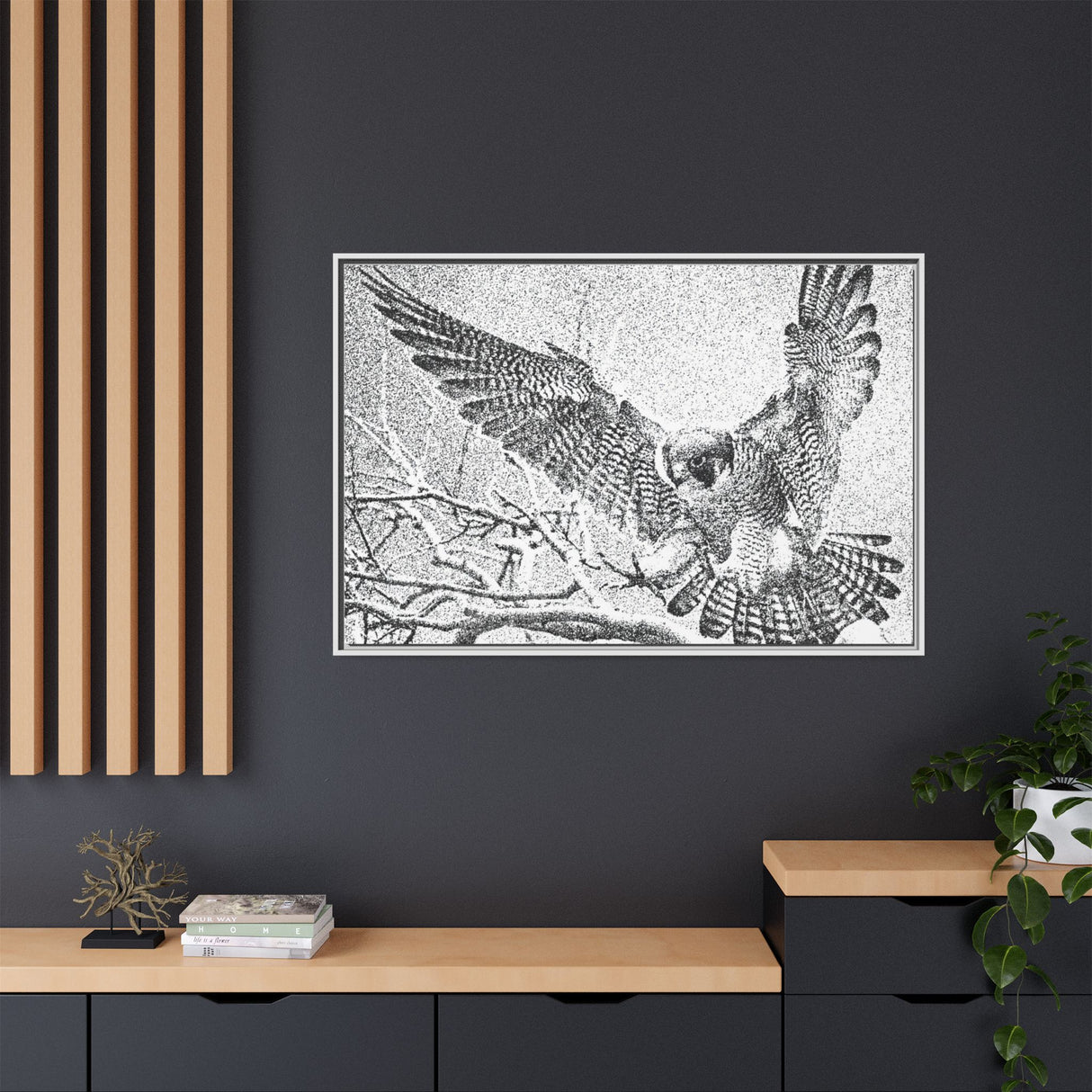 Peregrine Falcon in Flight, Tuktut Nogait National Park