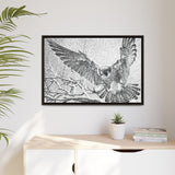 Peregrine Falcon in Flight, Tuktut Nogait National Park