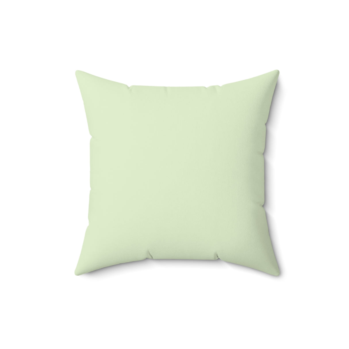 Elegant Mint Rose Garden Square Pillow