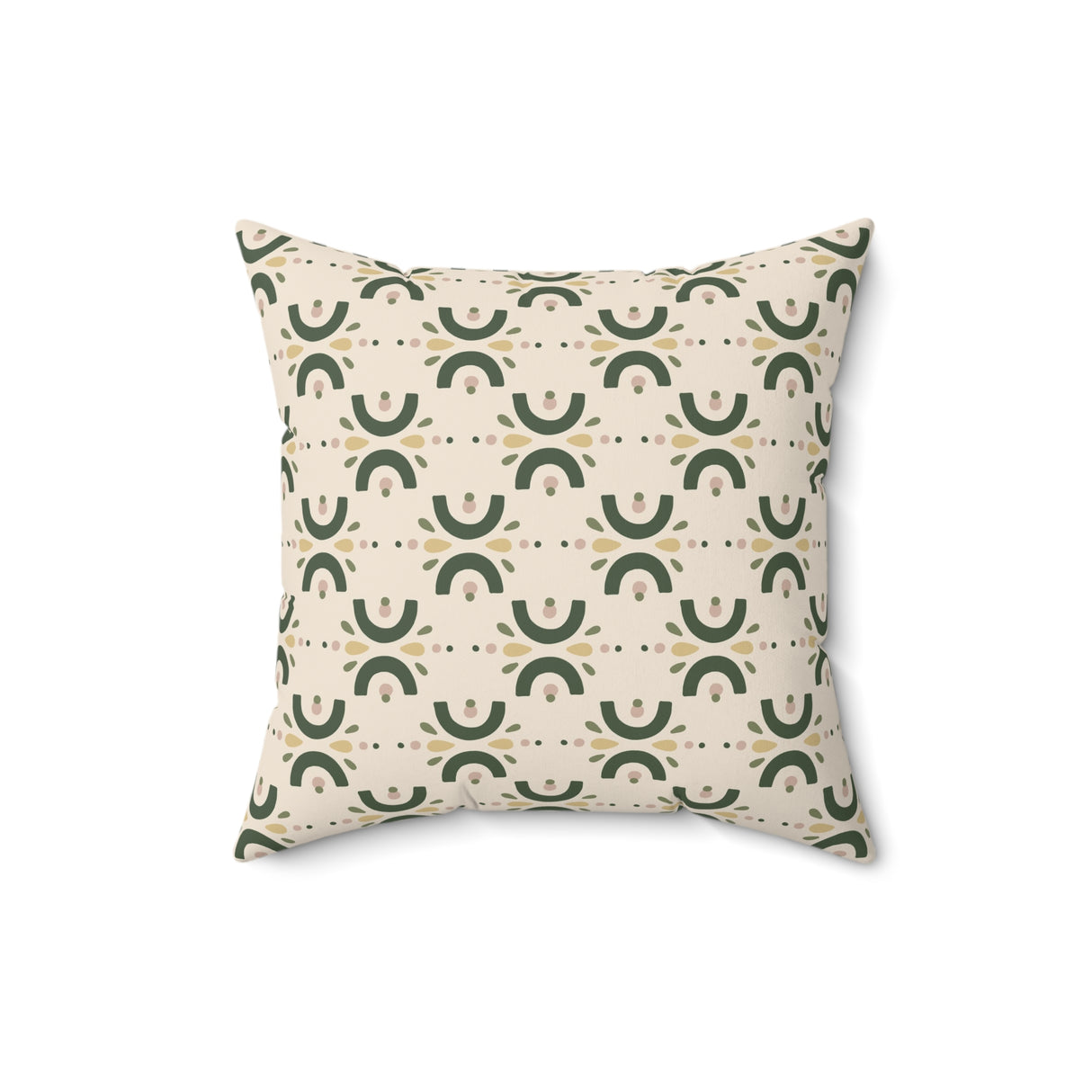 Minimalist Meadow Vibe Square Pillow