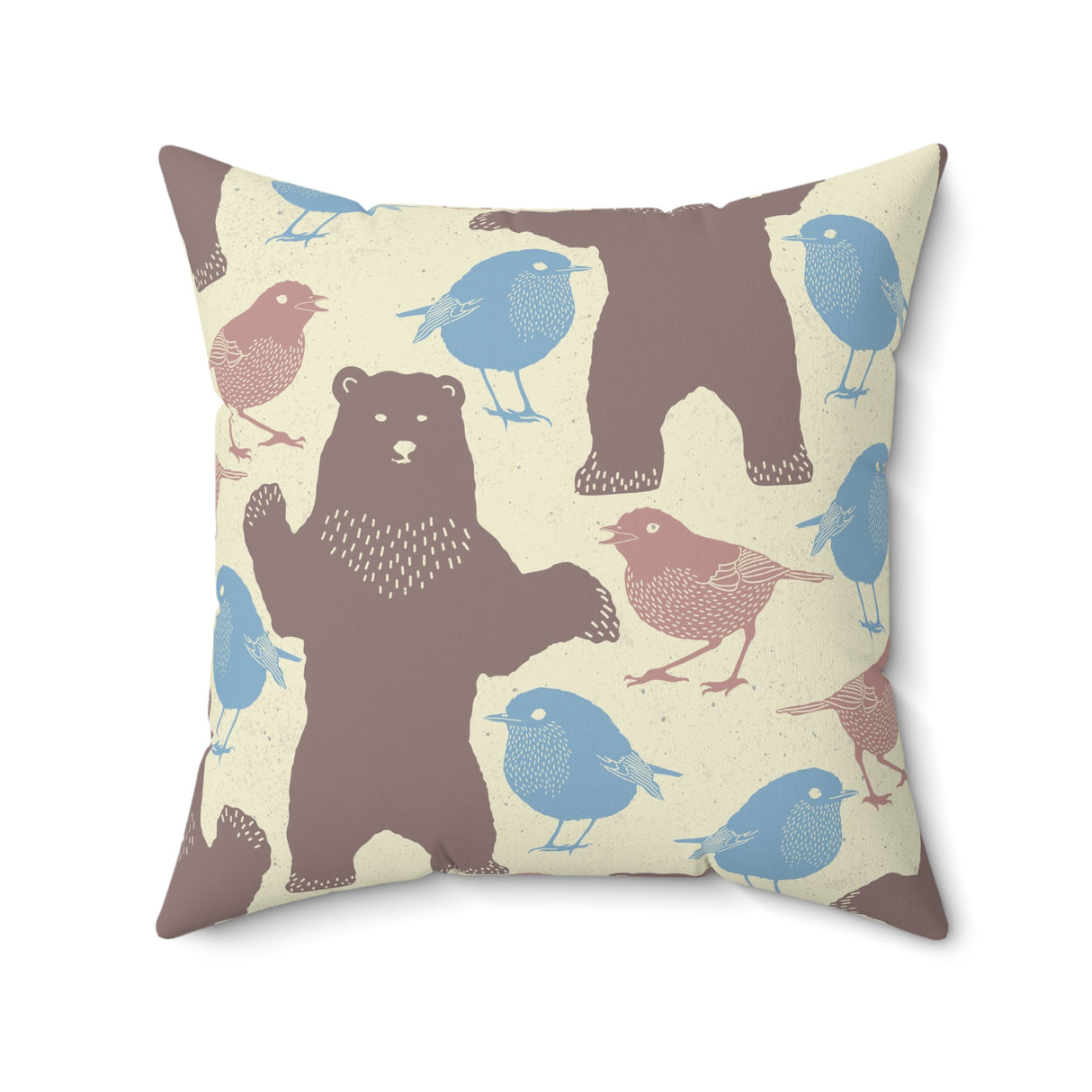 Forest Harmony Square Pillow